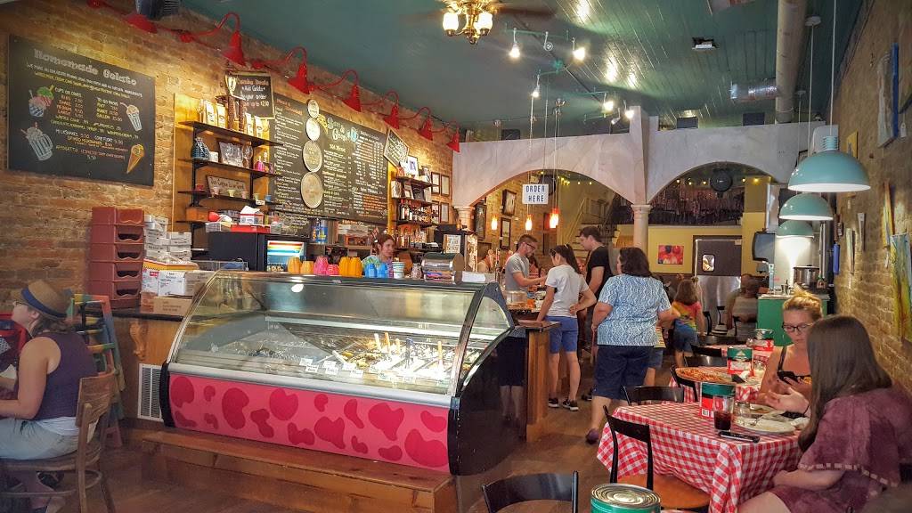 Sam & Gregs Pizzeria/ Gelateria Huntsville | cafe | 116 Southside Square, Huntsville, AL 35801, USA | 2564696932 OR +1 256-469-6932