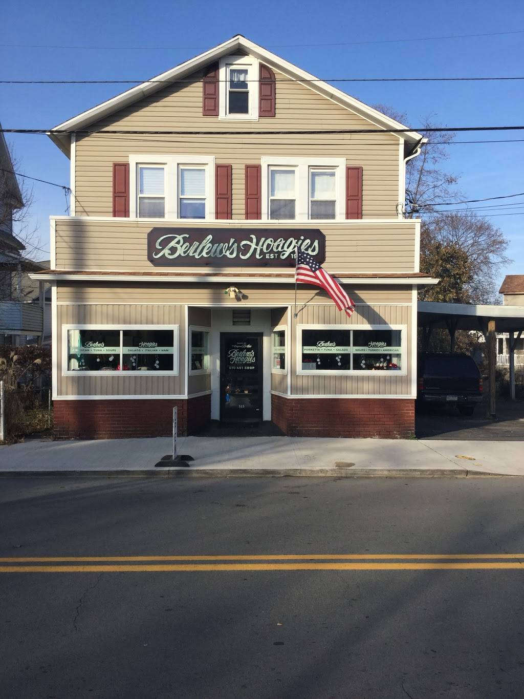 Berlew’s Hoagies | meal takeaway | 515 Main St, Moosic, PA 18507, USA | 5704517467 OR +1 570-451-7467