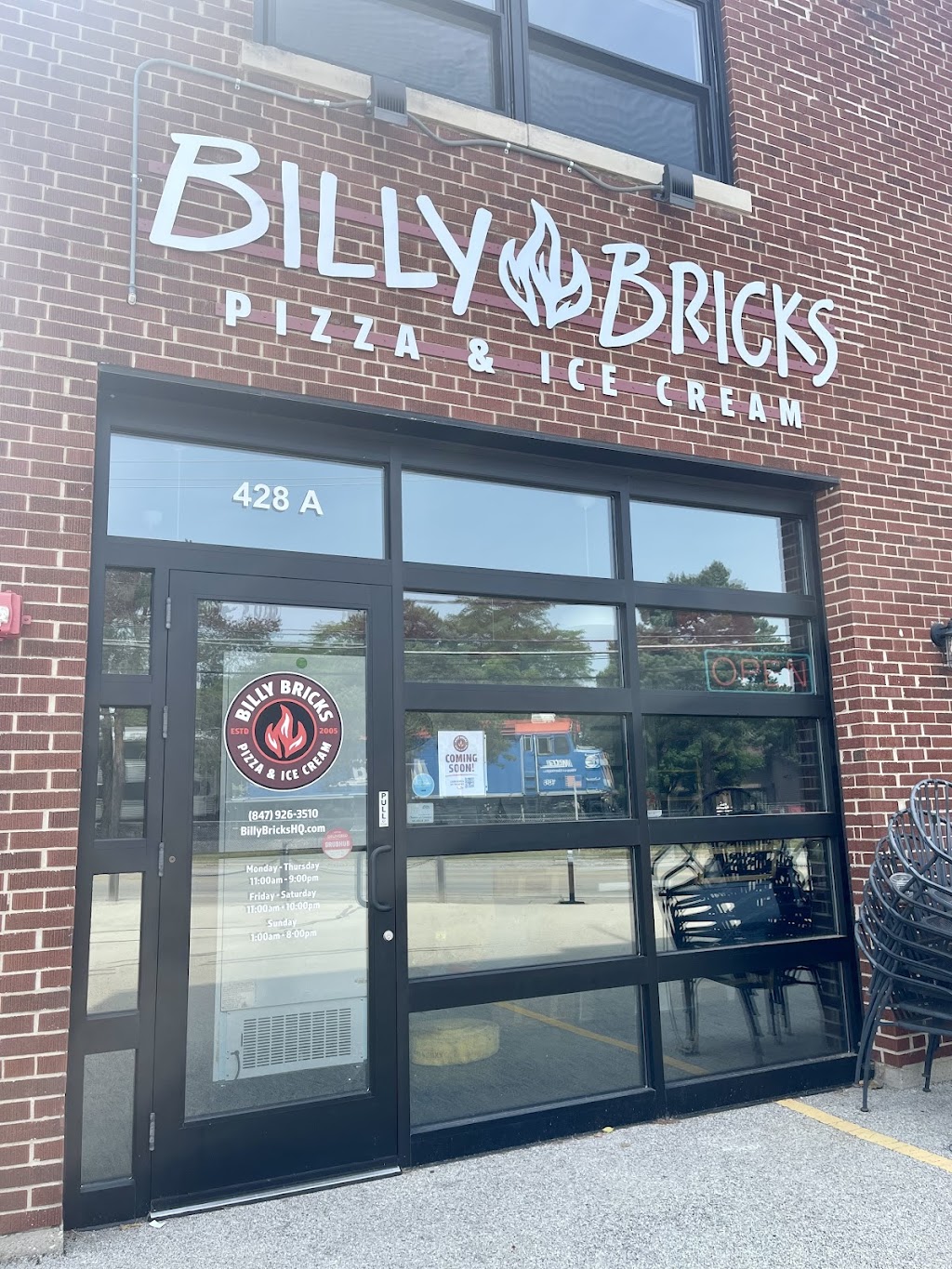 Billy Bricks Pizza & Ice Cream | 428 Green Bay Rd, Highwood, IL 60040, USA