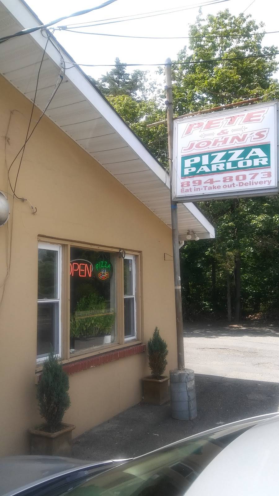 Pete & Johns Pizza Parlor | restaurant | 50 Magnolia Rd, Pemberton, NJ 08068, USA | 6098948073 OR +1 609-894-8073