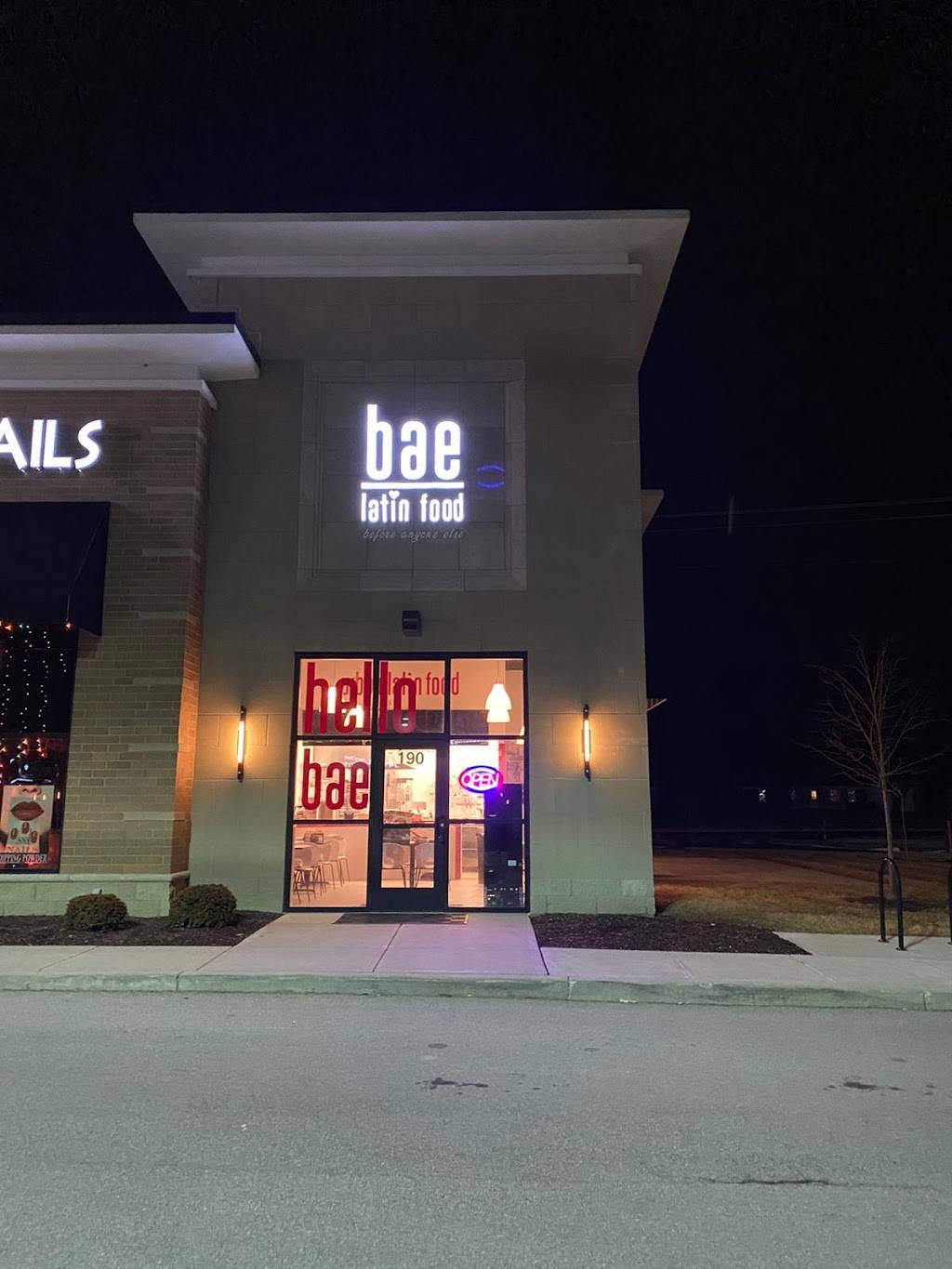 Bae Latin Food | restaurant | 14580 River Rd #190, Carmel, IN 46033, USA | 3172196205 OR +1 317-219-6205