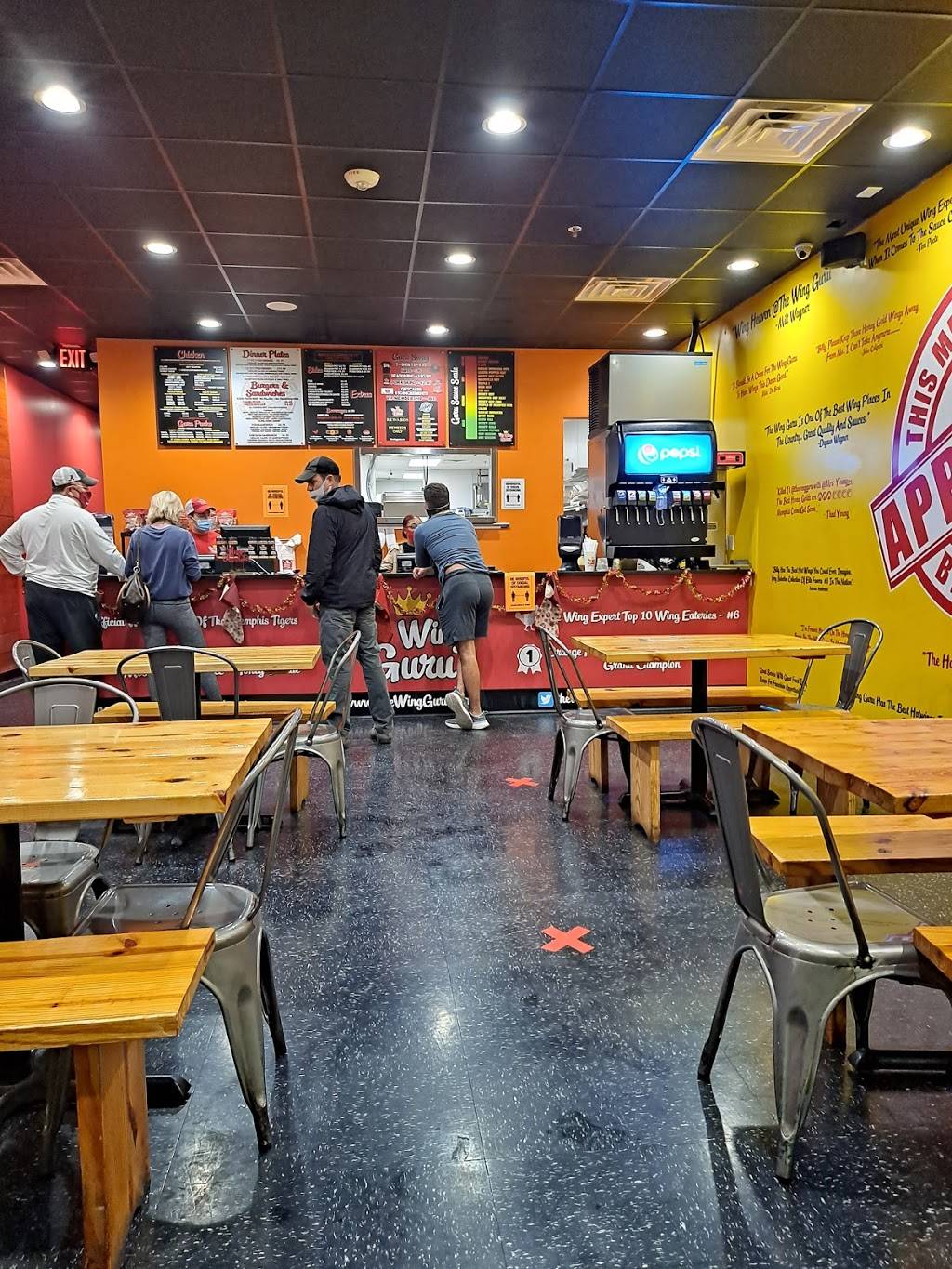 The Wing Guru Arlington | restaurant | 5224 Airline Rd Ste 107, Arlington, TN 38002, USA | 9016873115 OR +1 901-687-3115