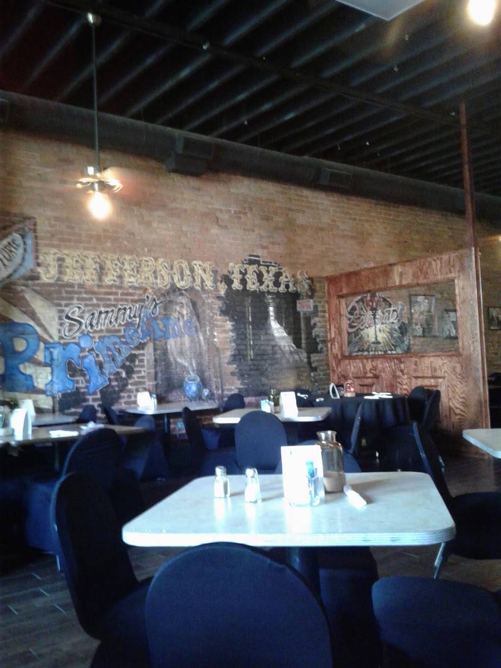 Sammys Primetime Restaurant and Tavern | restaurant | 121 W Austin St, Jefferson, TX 75657, USA | 9036657000 OR +1 903-665-7000