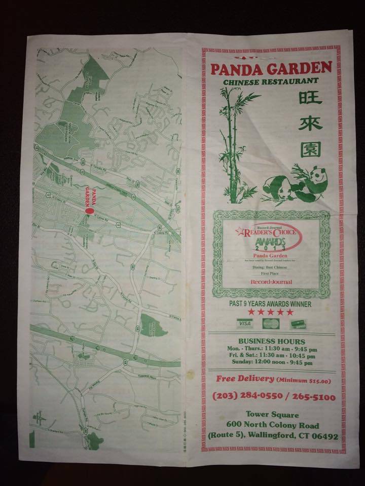 Panda Garden Restaurant 600 N Colony Rd 6 Wallingford Ct