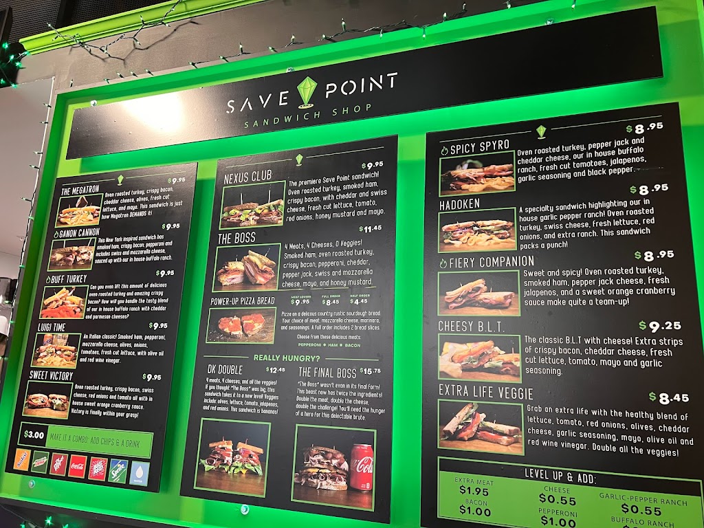 Save Point Sandwich Shop at Union Hall | restaurant | 720 Franklin Ave, Waco, TX 76701, USA | 2542246992 OR +1 254-224-6992