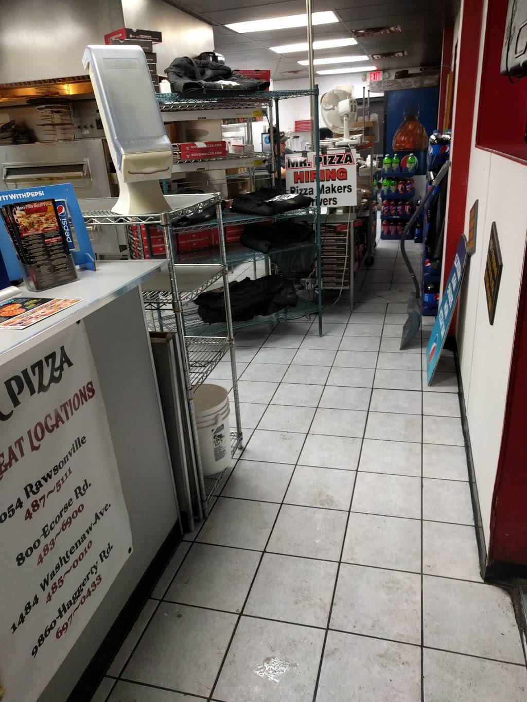 Mr Pizza Meal Delivery 800 Ecorse Rd Ypsilanti Mi 48198 Usa