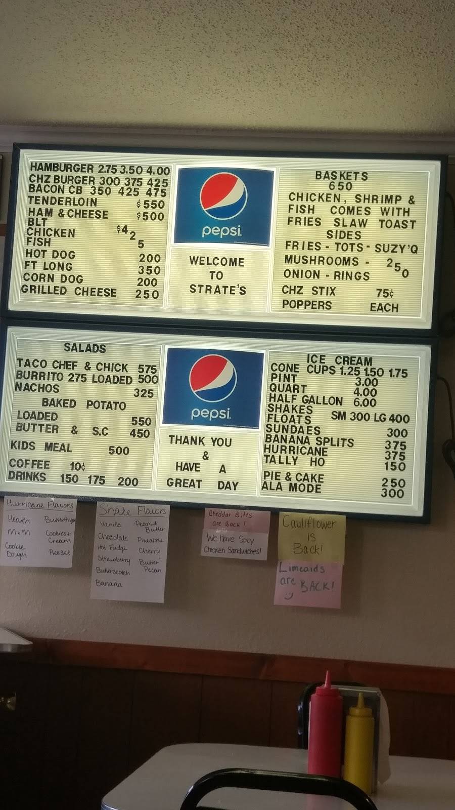 Strates Drive-Inn | restaurant | 405 W 2nd St, Holden, MO 64040, USA | 8167325565 OR +1 816-732-5565