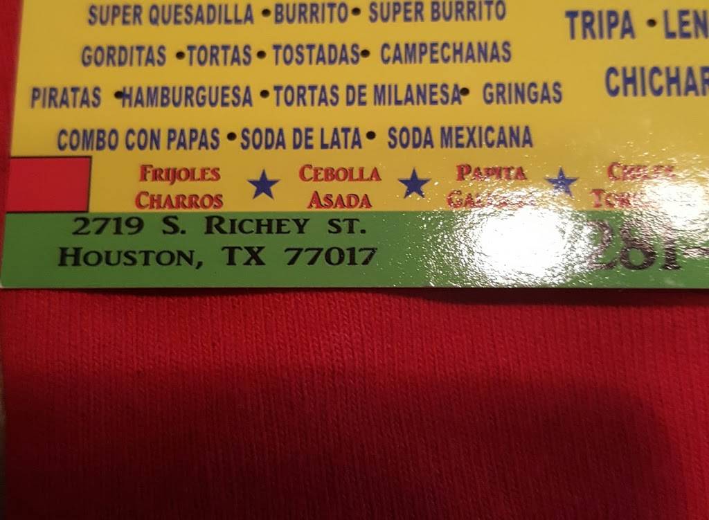 Taqueria La Morenita #3 | restaurant | 2719 S Richey St, Houston, TX 77017, USA | 2816676171 OR +1 281-667-6171