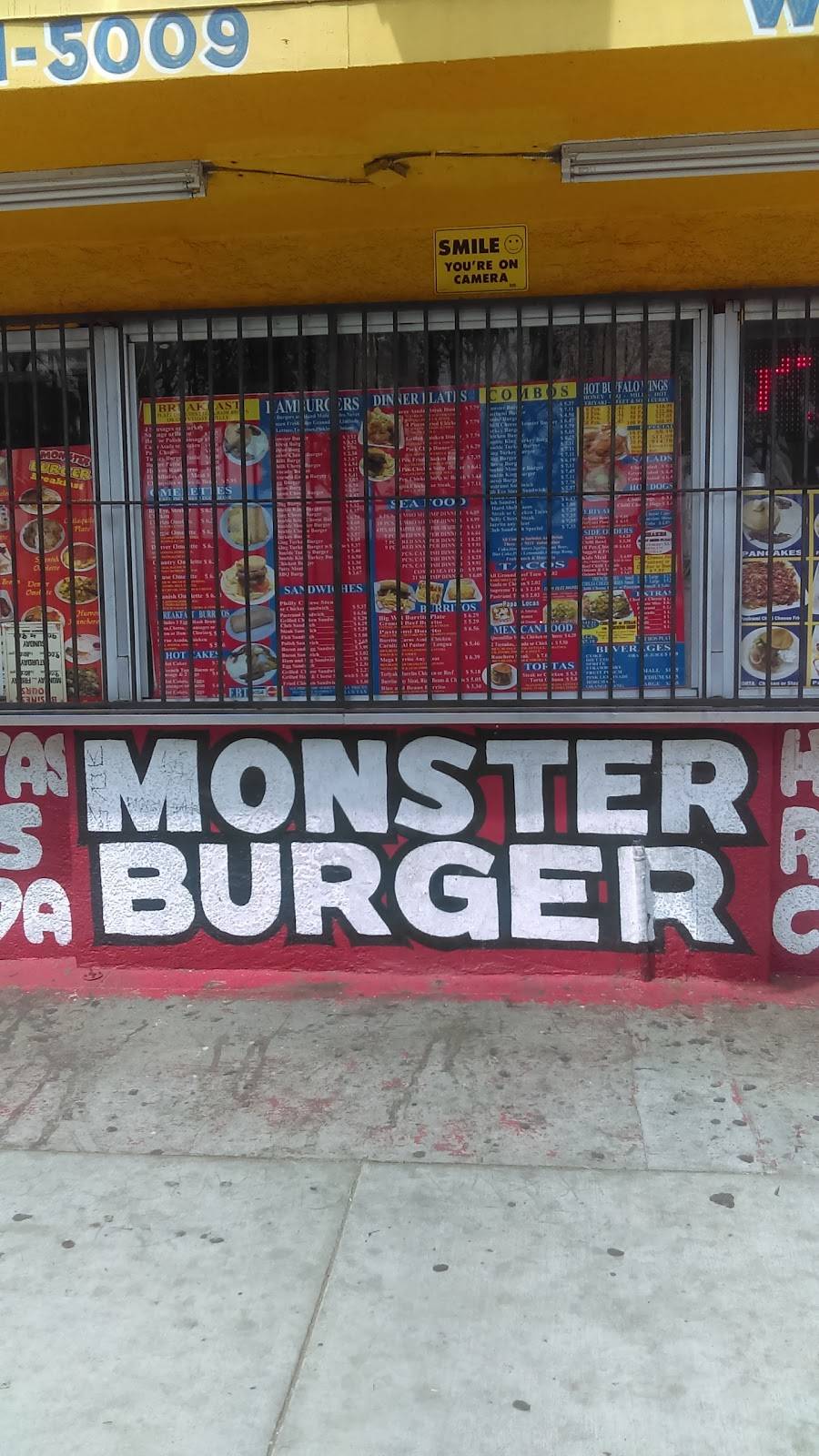 Monster Burger | restaurant | 8901 S Vermont Ave, Los Angeles, CA 90044, USA | 3239715009 OR +1 323-971-5009