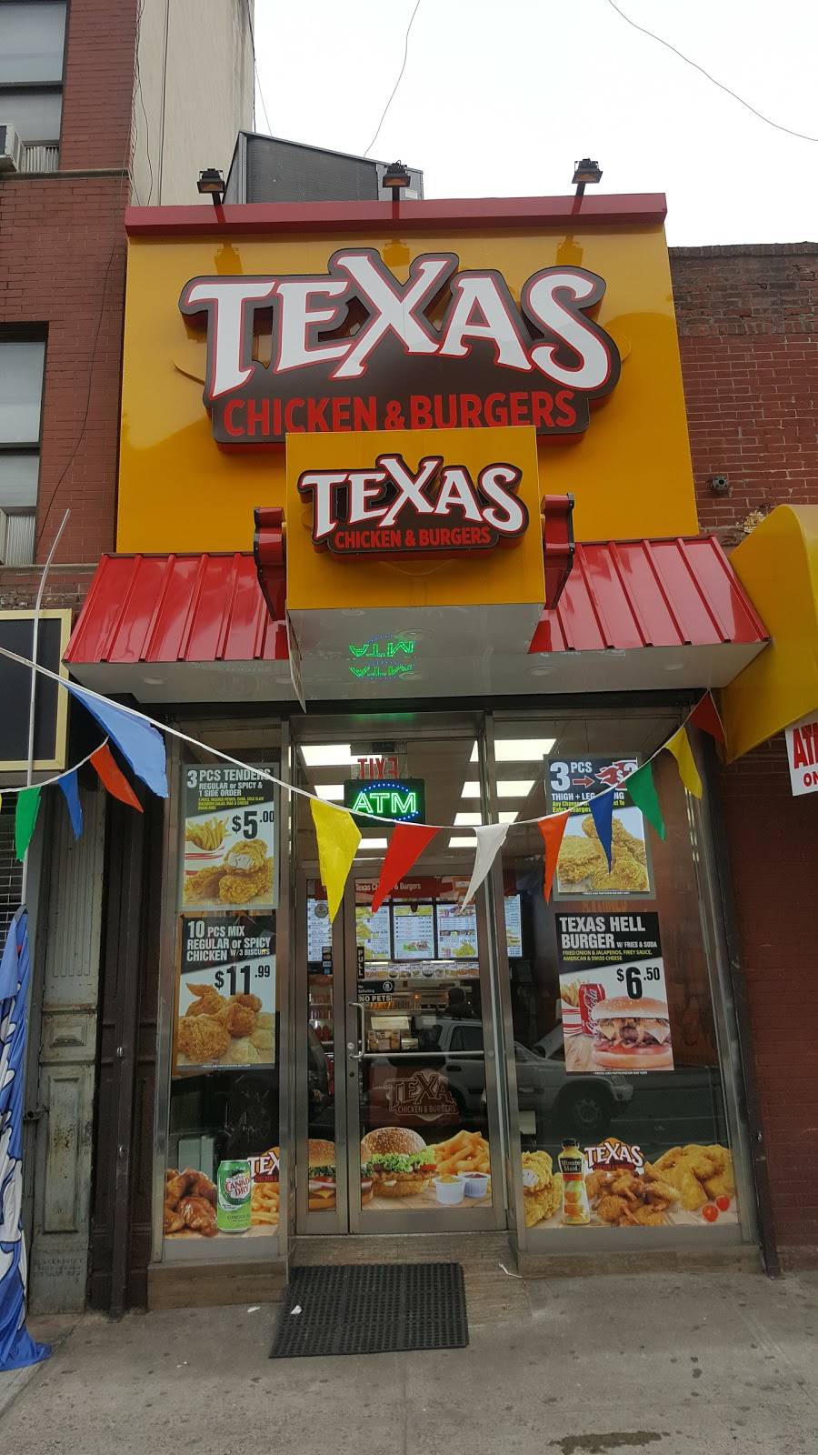 Texas Chicken & Burgers | restaurant | 1974 2nd Ave, New York, NY 10029, USA | 2128313701 OR +1 212-831-3701
