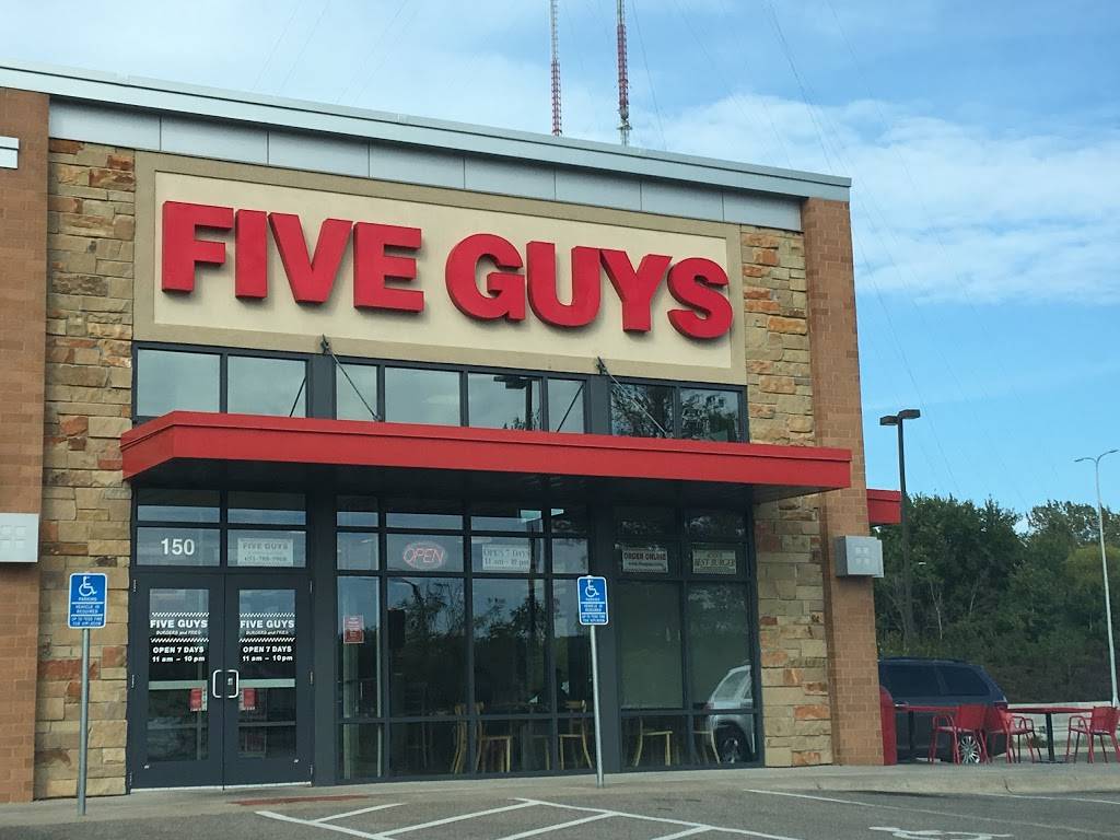Five Guys | meal takeaway | 1021 Red Fox Rd, Shoreview, MN 55126, USA | 6517889908 OR +1 651-788-9908