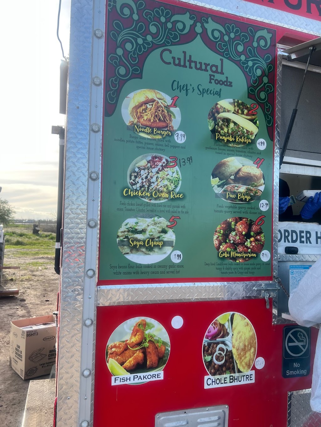 Cultural foodz Truck (Indian Food Truck) 8441 S El Dorado St, French Camp, CA 95231, USA