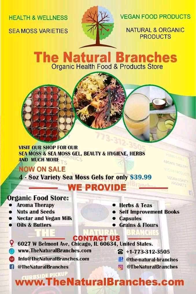 The Natural Branches | restaurant | 6027 W Belmont Ave, Chicago, IL 60634, USA | 7733123505 OR +1 773-312-3505