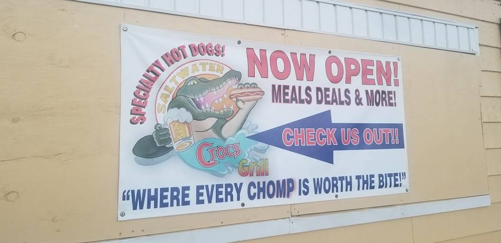 Saltwater Crocs Grill | restaurant | 205 N Ocean Shore Blvd, Flagler Beach, FL 32136, USA | 3866935081 OR +1 386-693-5081