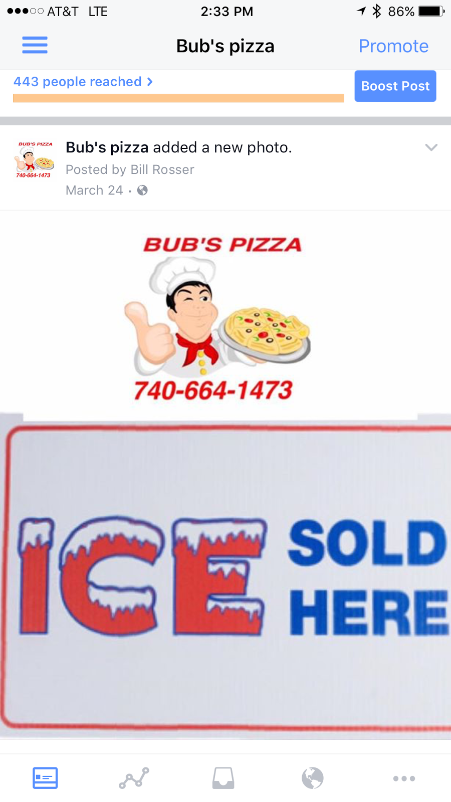 BUBS PIZZA | restaurant | 4226 Old State Rte 56, Athens, OH 45701, USA | 7406642827 OR +1 740-664-2827