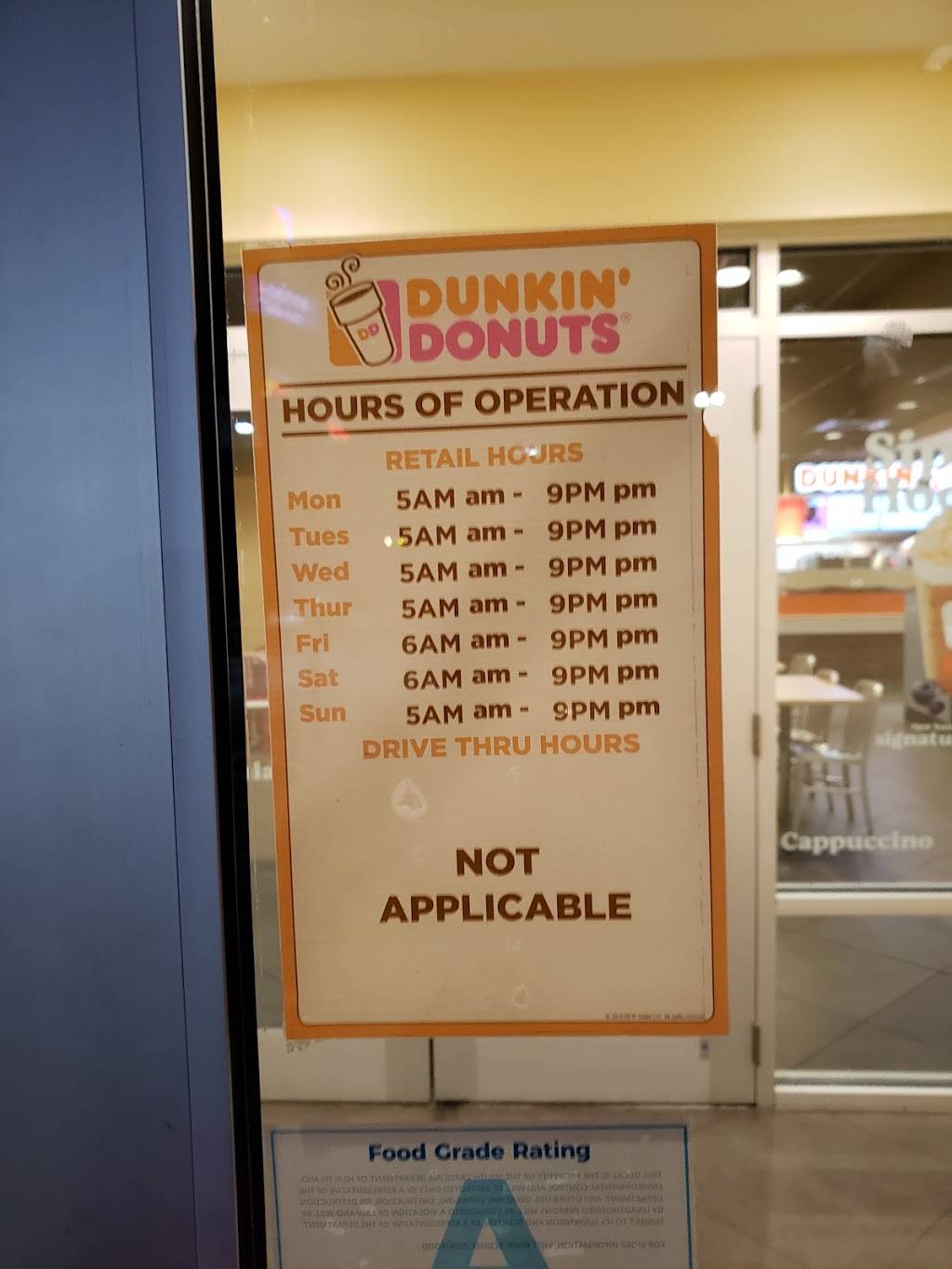 Dunkin | bakery | 7400 Wilson Blvd, Columbia, SC 29203, USA | 8037867680 OR +1 803-786-7680