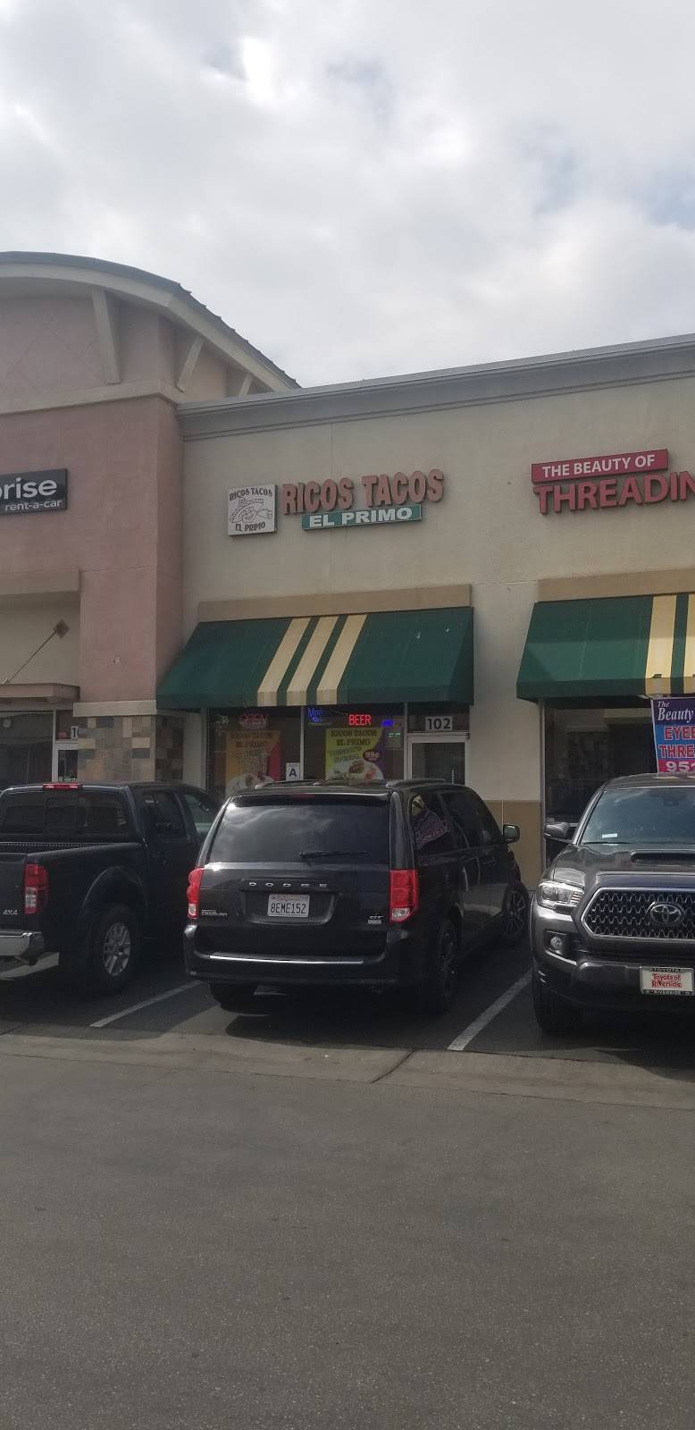 Ricos Tacos El Primo | 1788 University Ave # 102, Riverside, CA 92507, USA