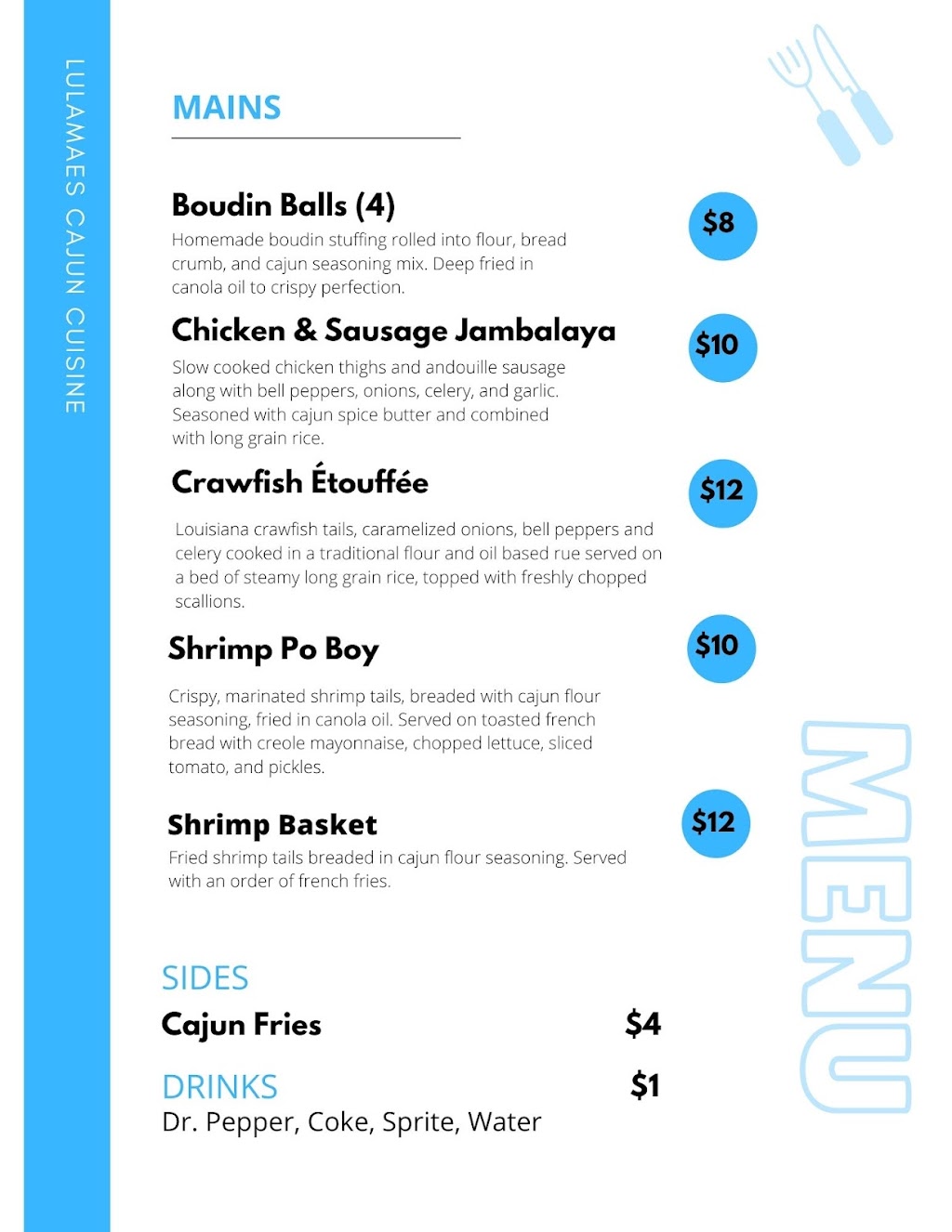 Lulamaes Cajun Cuisine | restaurant | 212 S Main St, Temple, TX 76501, USA | 8172439126 OR +1 817-243-9126