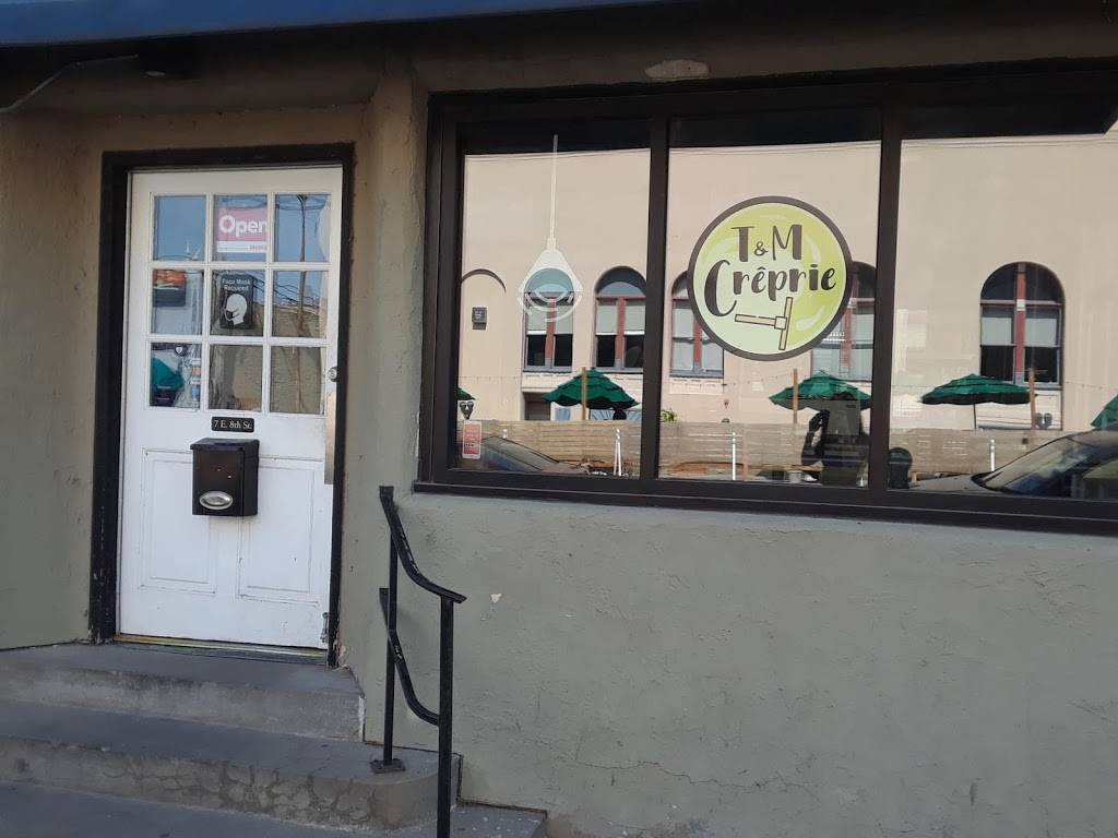 T&M Creperie | restaurant | 7 E 8th St, Lawrence, KS 66044, USA | 7858560548 OR +1 785-856-0548