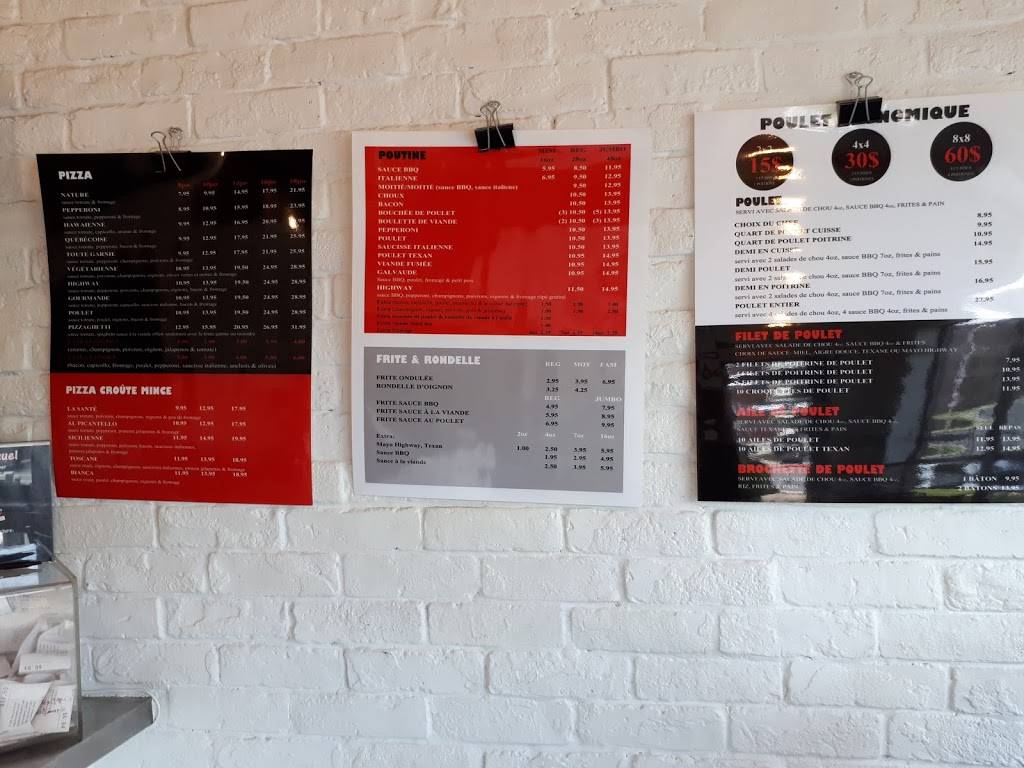 Rotisseries Highway Pizza Inc | restaurant | 289 Boulevard Sainte-Foy, Longueuil, QC J4J 1X2, Canada | 4506510200 OR +1 450-651-0200