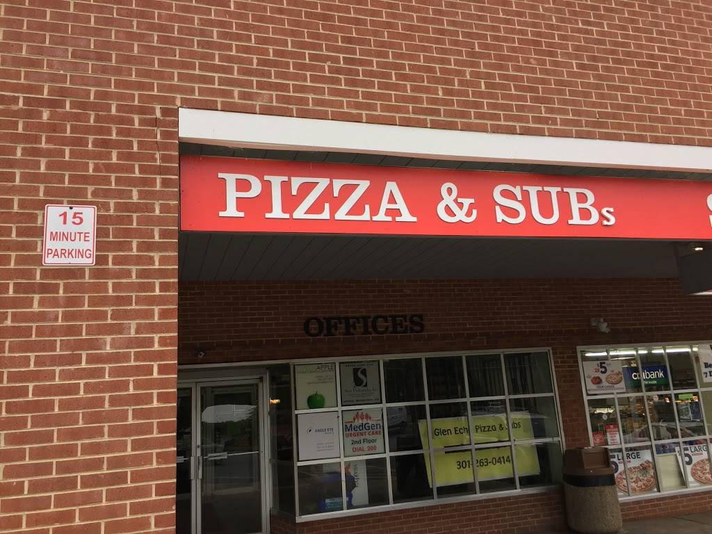 Glen Echo Pizza Subs Restaurant 7307 Macarthur Blvd Bethesda Md 20816 Usa