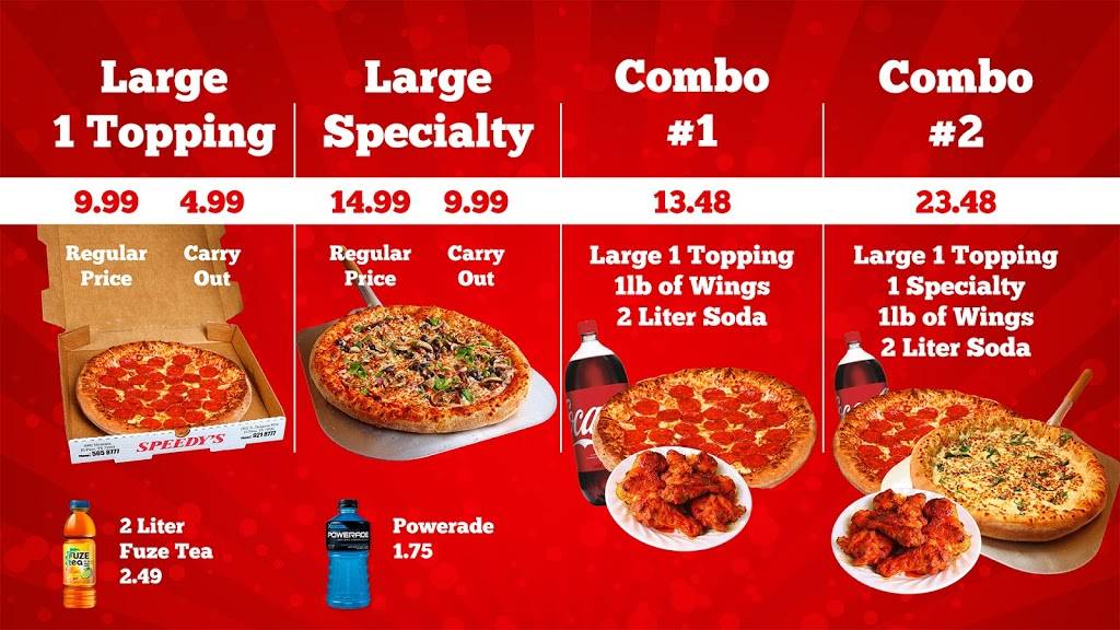 Speedy's Pizza | 4902 Montana Ave #4815, El Paso, TX 79903, USA