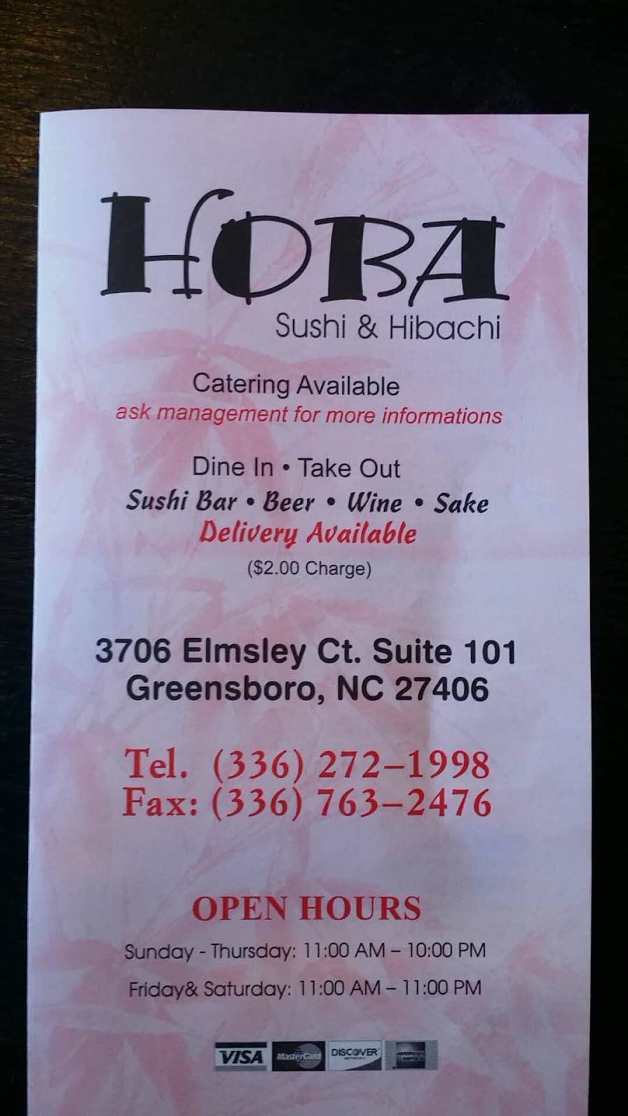 Hibachi II 3706 Elmsley Ct 101, Greensboro, NC 27406, USA
