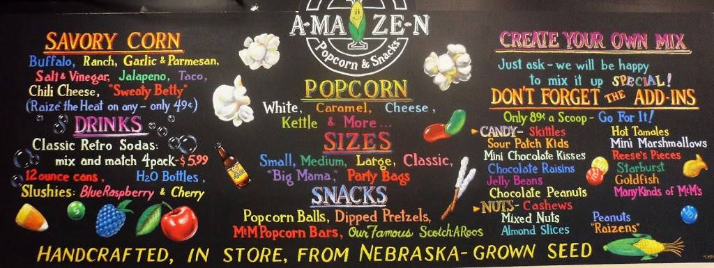 Simply A-Maize-N Popcorn & Snacks (North 27th) | meal takeaway | 4451 N 26th St #950, Lincoln, NE 68521, USA | 4029045263 OR +1 402-904-5263