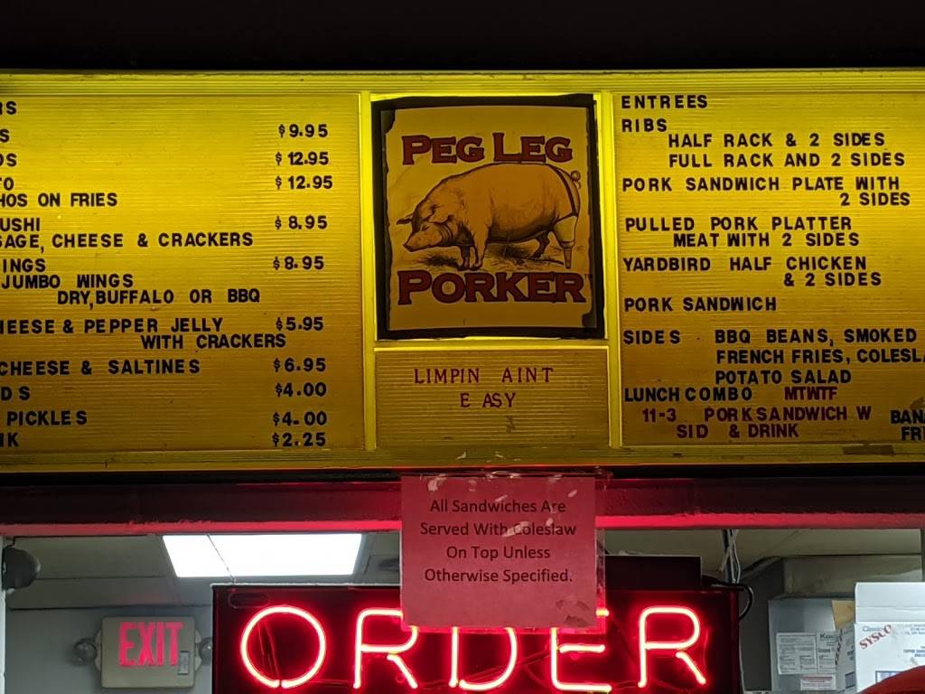 Peg Leg Porker BBQ - Restaurant | 903 Gleaves St, Nashville, TN 37203, USA