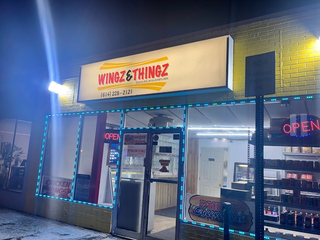 Wingz & Thingz | restaurant | 804 Parsons Ave, Columbus, OH 43206, USA | 6142282121 OR +1 614-228-2121
