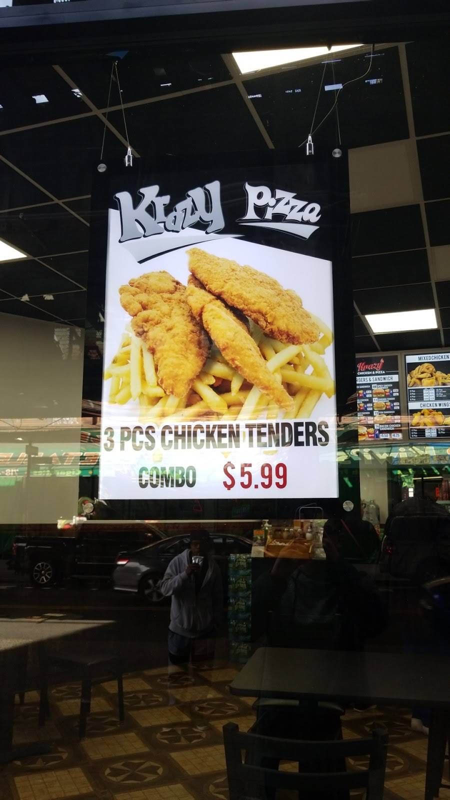 Krazy Pizza and Wings | restaurant | 956 Broadway, Brooklyn, NY 11221, USA | 7189754496 OR +1 718-975-4496