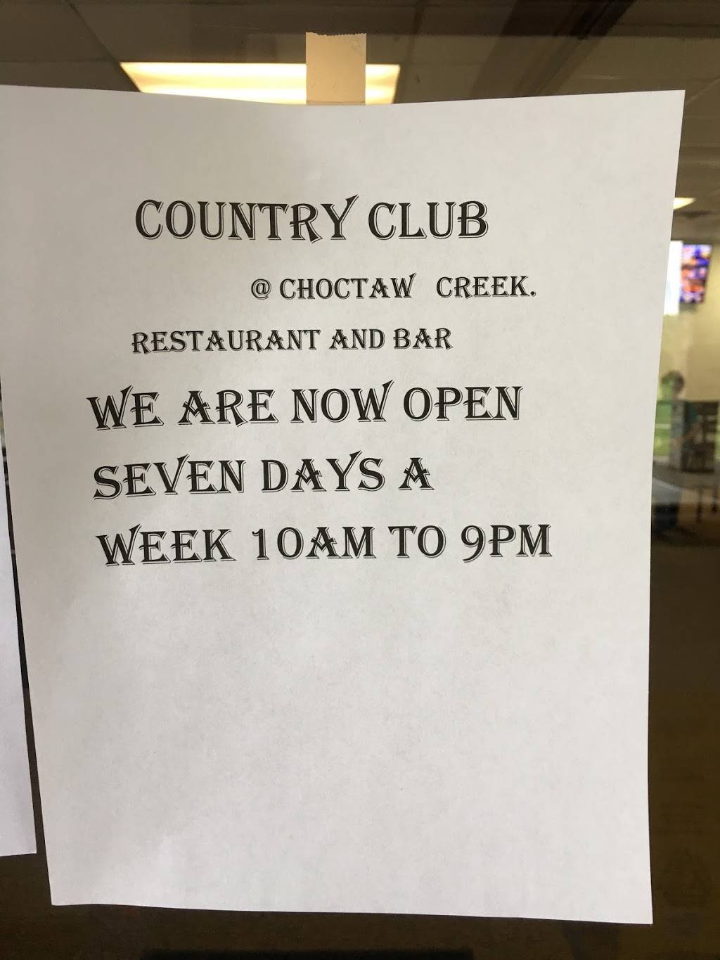 The Country Club At Choctaw Creek 2200 N Hiwassee Rd Choctaw Ok