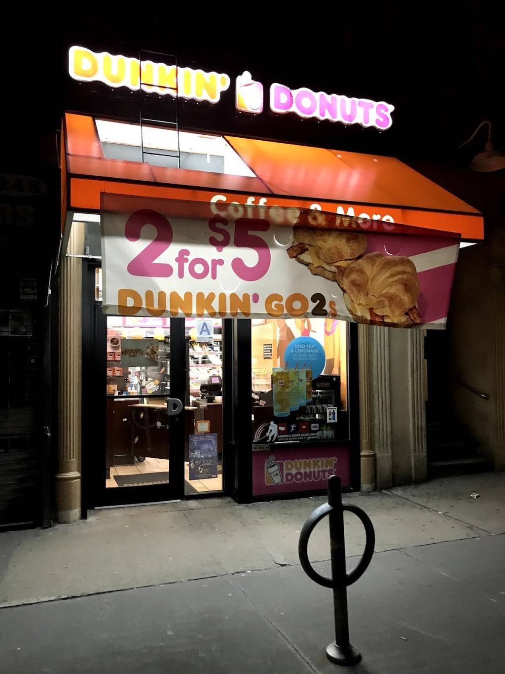Dunkin Donuts | cafe | 1104 Lexington Ave, New York, NY 10075, USA