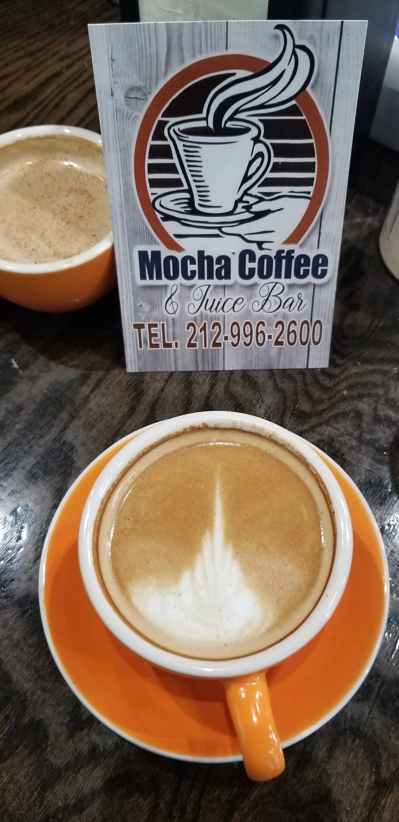 Mocha Coffee, Juice Bar & Fried Chicken | meal takeaway | 203 E 121st St, New York, NY 10035, USA | 2129962600 OR +1 212-996-2600