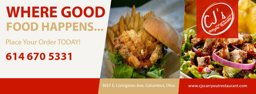 CJs Carryout Restaurant | meal takeaway | 3657 E Livingston Ave, Columbus, OH 43227, USA | 6146705331 OR +1 614-670-5331