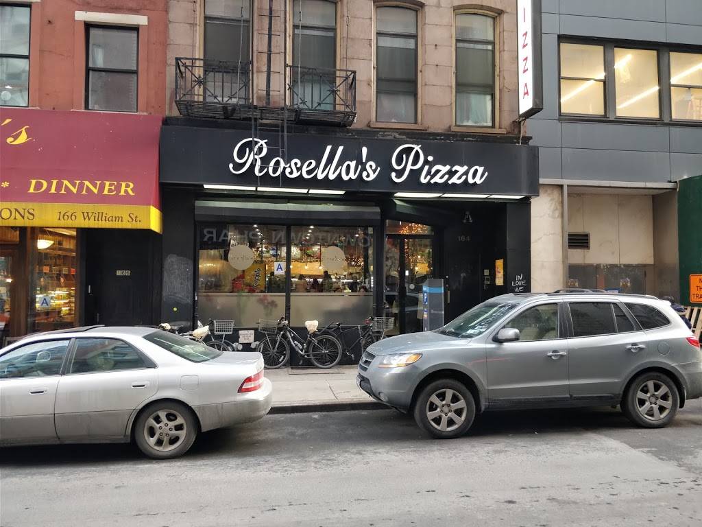 Rosellas Pizzeria | restaurant | 2611, 164 William St, New York, NY 10038, USA | 2126198260 OR +1 212-619-8260