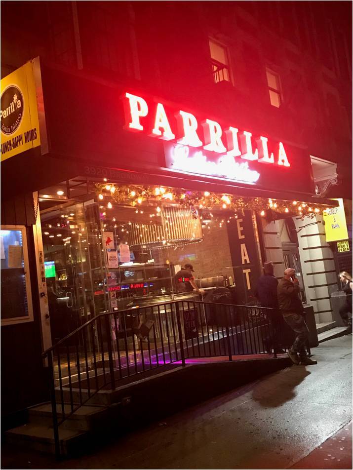 Parrilla Latin Bistro | night club | 3920 Broadway, New York, NY 10032, USA | 2125439500 OR +1 212-543-9500