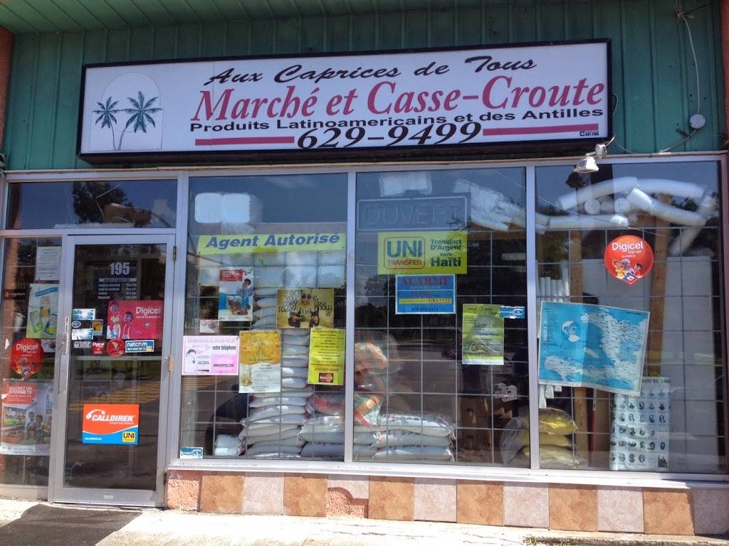Aux Caprices De Tous Marché et Casse- croûte | restaurant | 195 Boulevard de la Concorde E, Laval, QC H7G 2C7, Canada | 4506299499 OR +1 450-629-9499