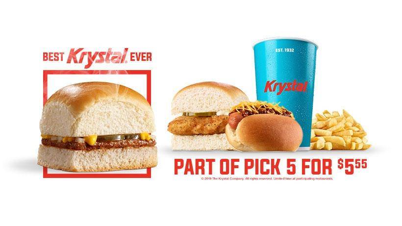 Krystal | meal takeaway | 220 Bullsboro Dr, Newnan, GA 30263, USA | 7702517736 OR +1 770-251-7736
