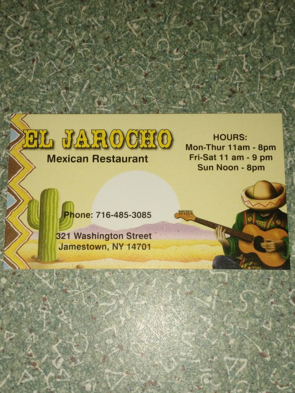 El Jarocho | restaurant | 323 Washington St, Jamestown, NY 14701, USA | 7164853085 OR +1 716-485-3085