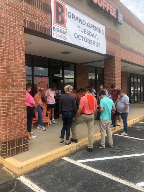 BIGGBY COFFEE | meal takeaway | 12201 NC-150, Winston-Salem, NC 27127, USA | 3369998998 OR +1 336-999-8998