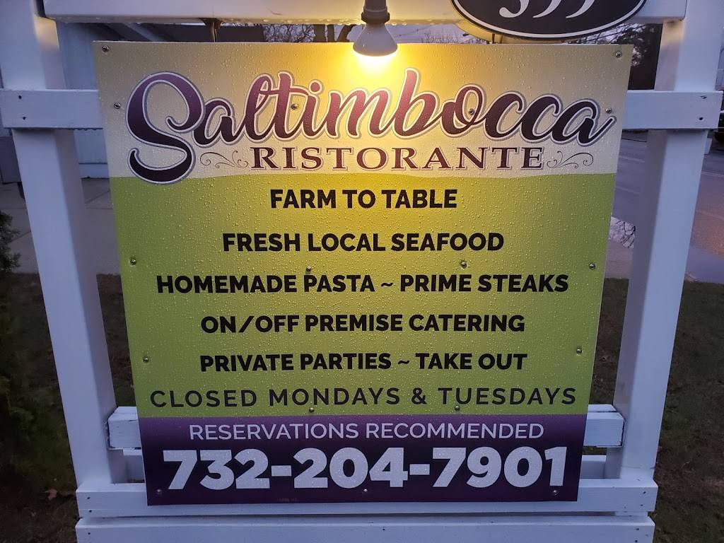 Saltimbocca Ristorante | restaurant | 399 Mantoloking Rd, Brick Township, NJ 08723, USA | 7322047901 OR +1 732-204-7901
