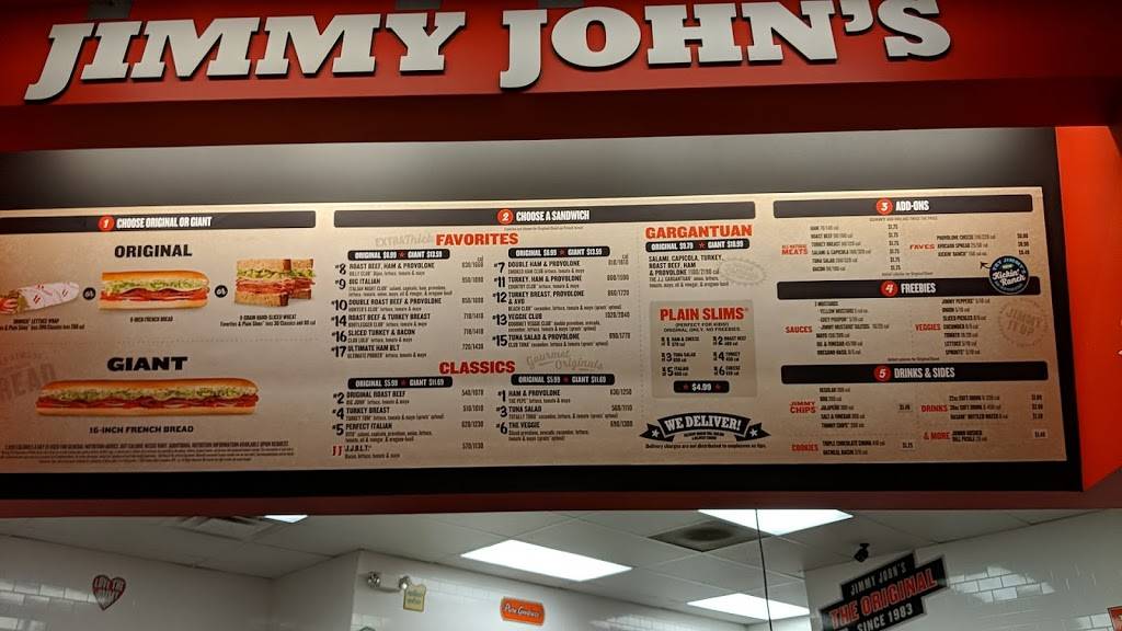 Jimmy Johns | meal delivery | 46550 Michigan Ave, Canton, MI 48188, USA | 7344951210 OR +1 734-495-1210