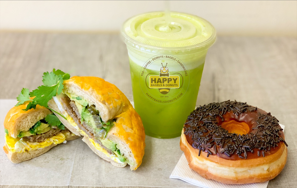 Happy Bagels Donuts Restaurant 9926 Lakewood Blvd Downey Ca Usa