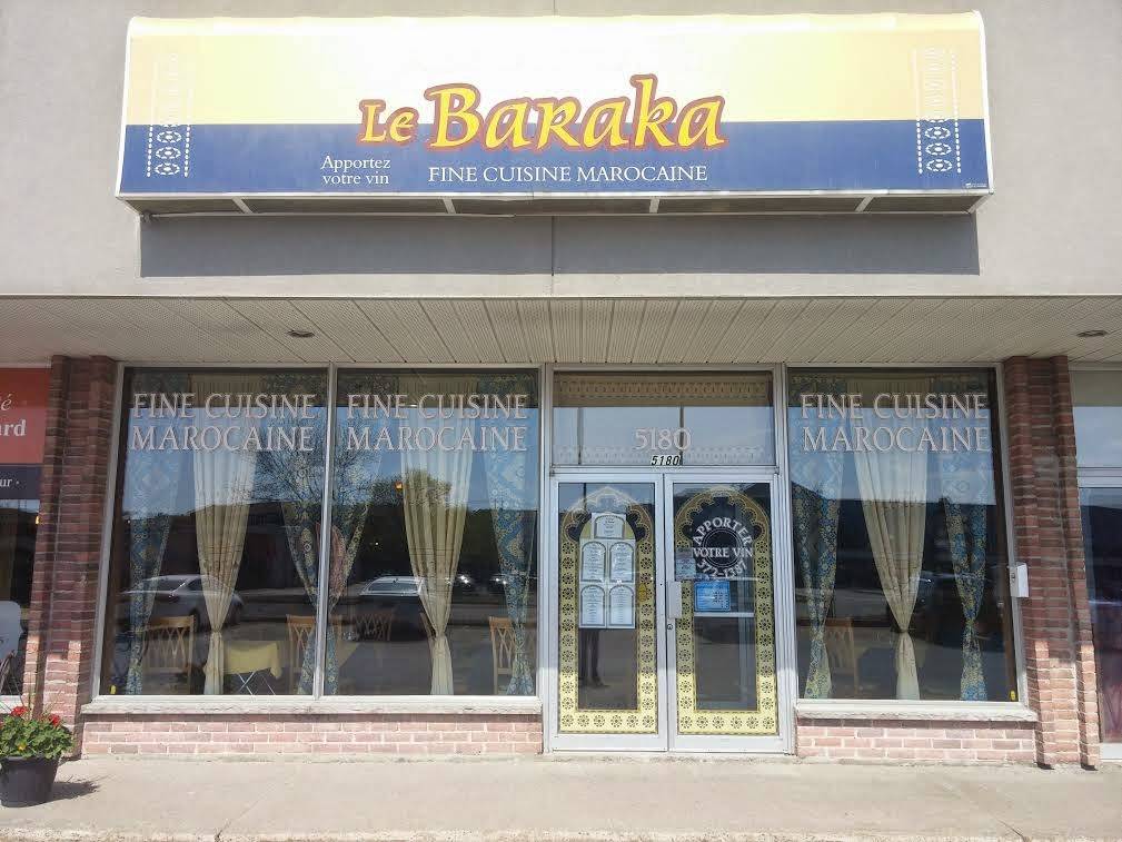 Restaurant Le Baraka | restaurant | 5180 Bd des Forges, Trois-Rivières, QC G8Y 1X3, Canada | 8193721387 OR +1 819-372-1387