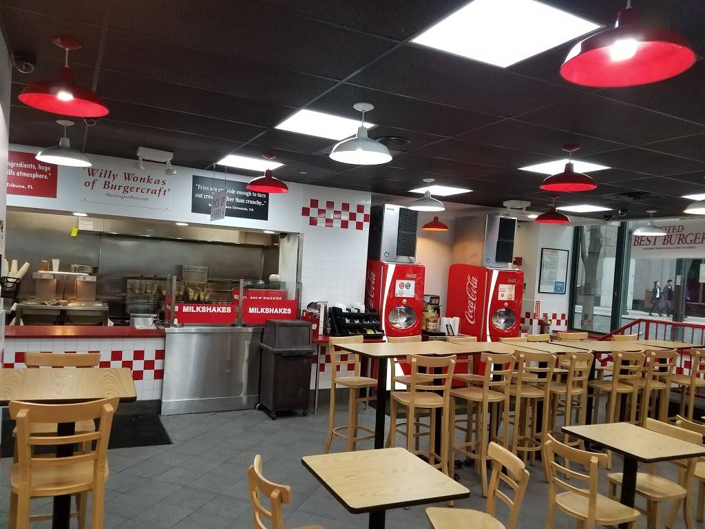 Five Guys | meal takeaway | 2 MetroTech Center, Brooklyn, NY 11201, USA | 7188529380 OR +1 718-852-9380