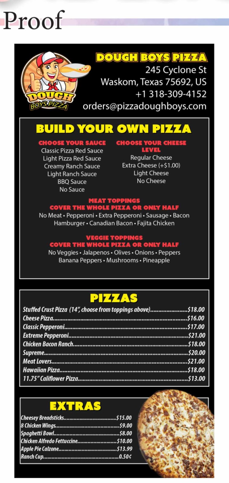 Dough Boys Pizza | restaurant | 2950 E Texas St Suite 69, Bossier City, LA 71111, USA | 3187348308 OR +1 318-734-8308