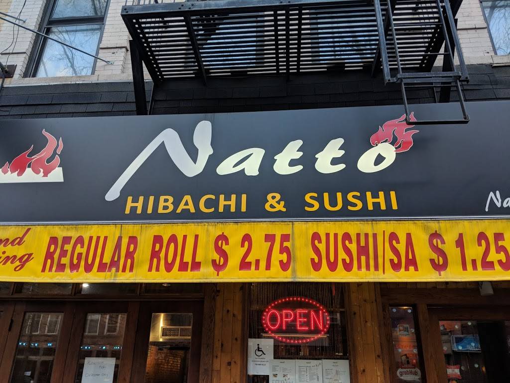 Natto Hibachi & Sushi | restaurant | 296 5th Ave, Brooklyn, NY 11215, USA | 7183691021 OR +1 718-369-1021