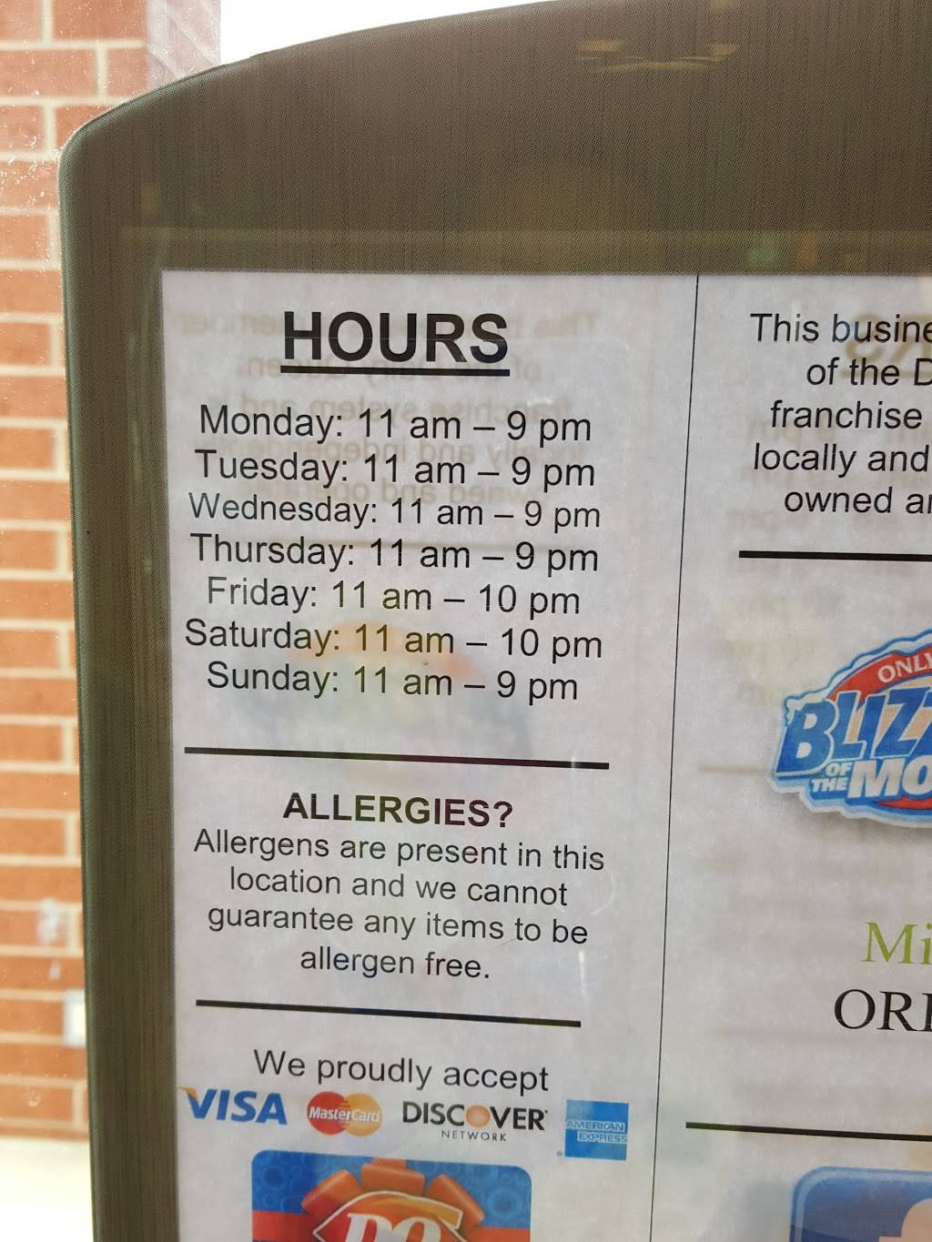 Dairy Queen Grill & Chill | restaurant | 3035 Legion Rd Suite 110, Fayetteville, NC 28306, USA | 9104245491 OR +1 910-424-5491