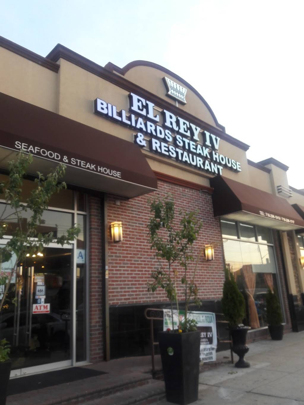 El Rey IV Billiard Lounge | restaurant | 7516 Rockaway Blvd, Queens, NY 11421, USA | 7182961717 OR +1 718-296-1717